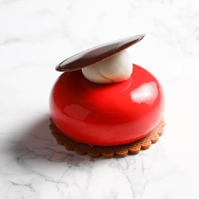 点击大图看下一张：一组浪漫的法式甜点图片