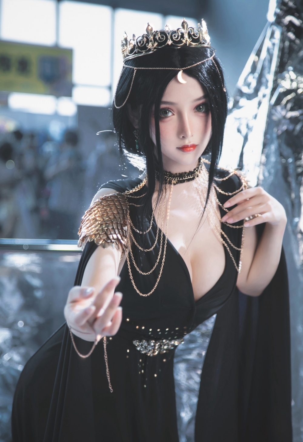 点击大图看下一张：性感妩媚鬼刀风铃cosplay诱人写真图片