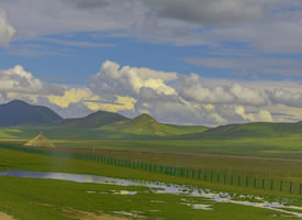青藏高原唯美风景桌面壁纸
