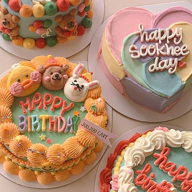 点击大图看下一张：一组超有童心的生日蛋糕图片