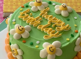 一组超有童心的生日蛋糕图片