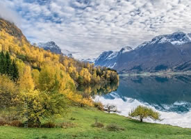 挪威的深秋，恍若桃花源