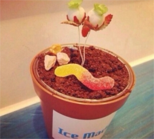 点击大图看下一张：一组盆栽冰淇淋图片