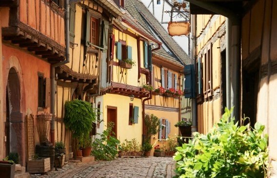 点击大图看下一张：法国科尔马小镇图片欣赏