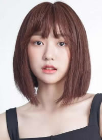 韩国流行的女生短发染发发型图片
