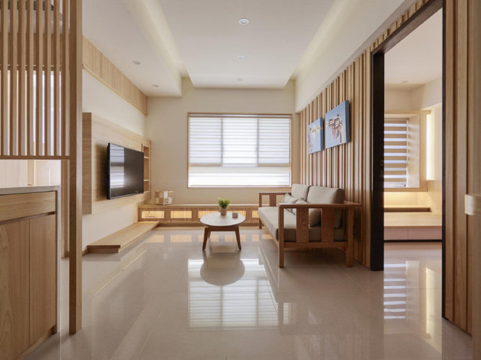 点击大图看下一张：原木简约日式风家居设计 ​​​​