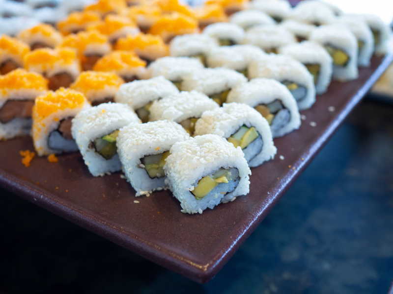点击大图看下一张：爽口美味的寿司图片