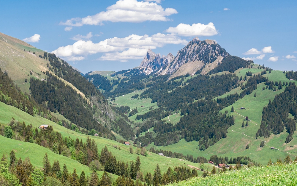 点击大图看下一张：瑞士伯尔尼自然风光桌面壁纸