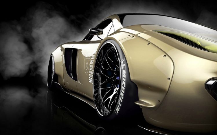 点击大图看下一张：帅气的超级跑车迈凯伦P1 Gtr壁纸图片