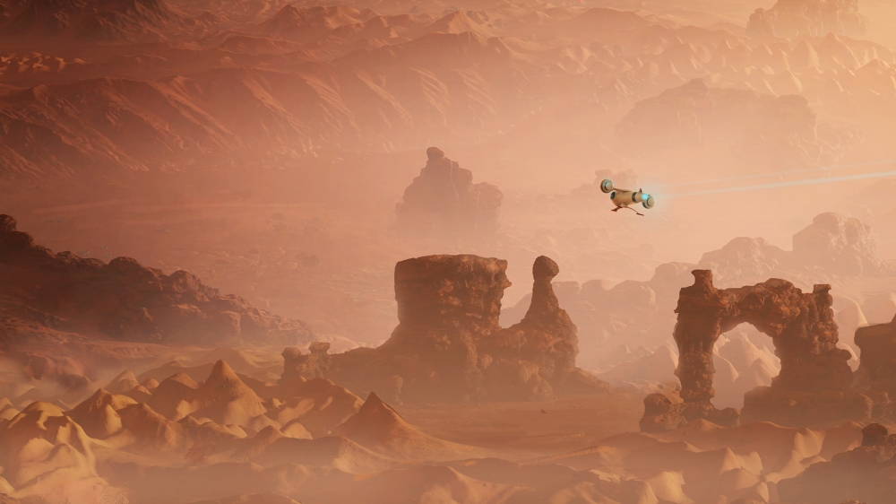 点击大图看下一张：《火星求生》原画场景高清桌面壁纸图片