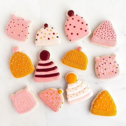 点击大图看下一张：可可爱爱的圣诞糖霜饼干图片
