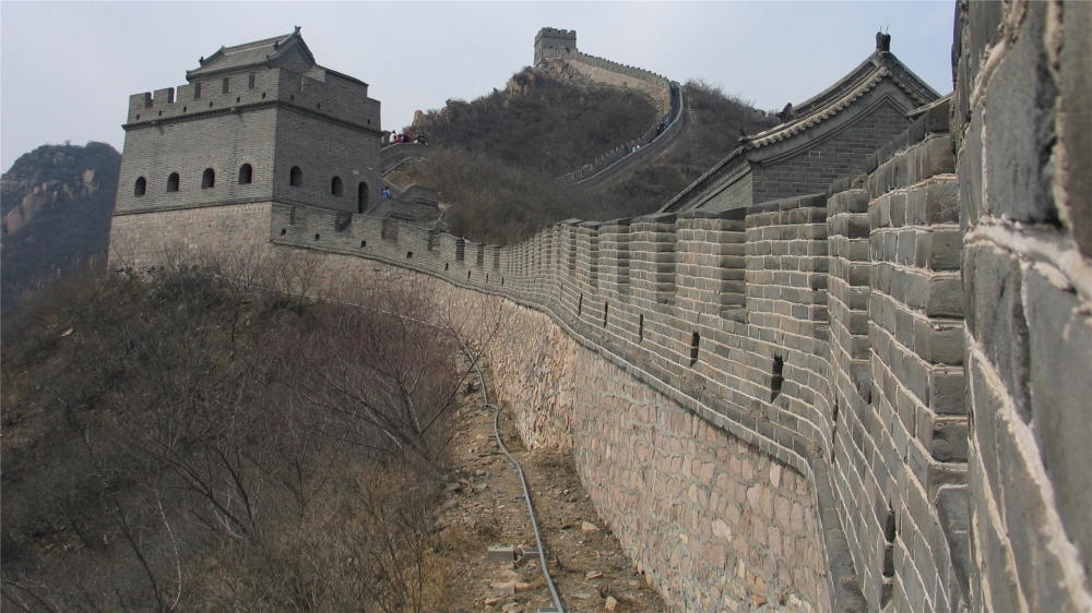 点击大图看下一张：北京八达岭长城古迹图片