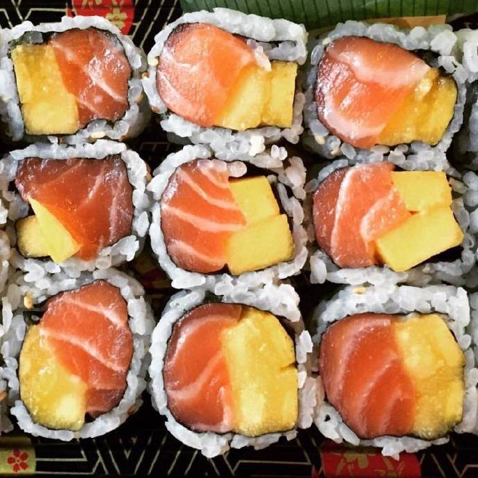 点击大图看下一张：可爱又好吃的寿司图片
