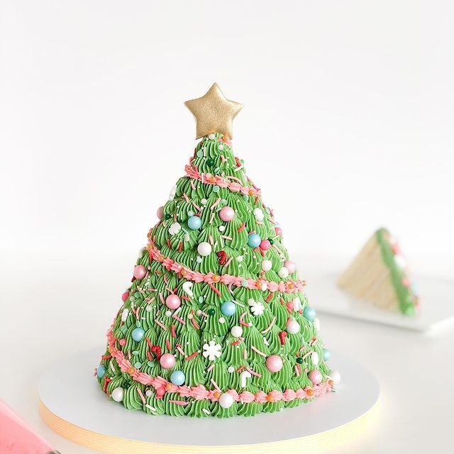 点击大图看下一张：超可爱的奶油蛋糕圣诞款