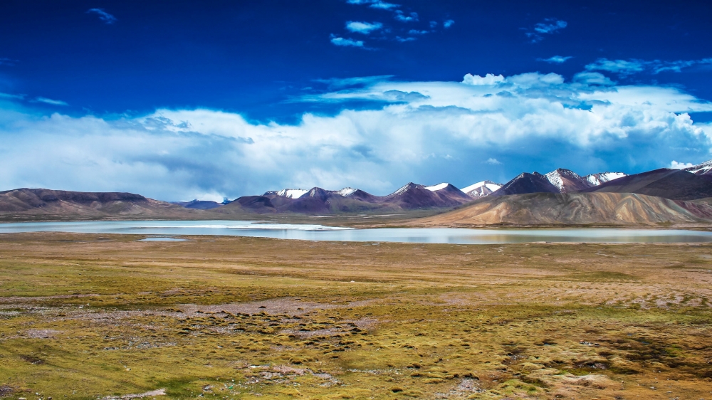 点击大图看下一张：青藏线沿途风景摄影图片