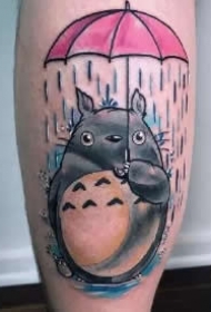 一组可爱的龙猫纹身图片
