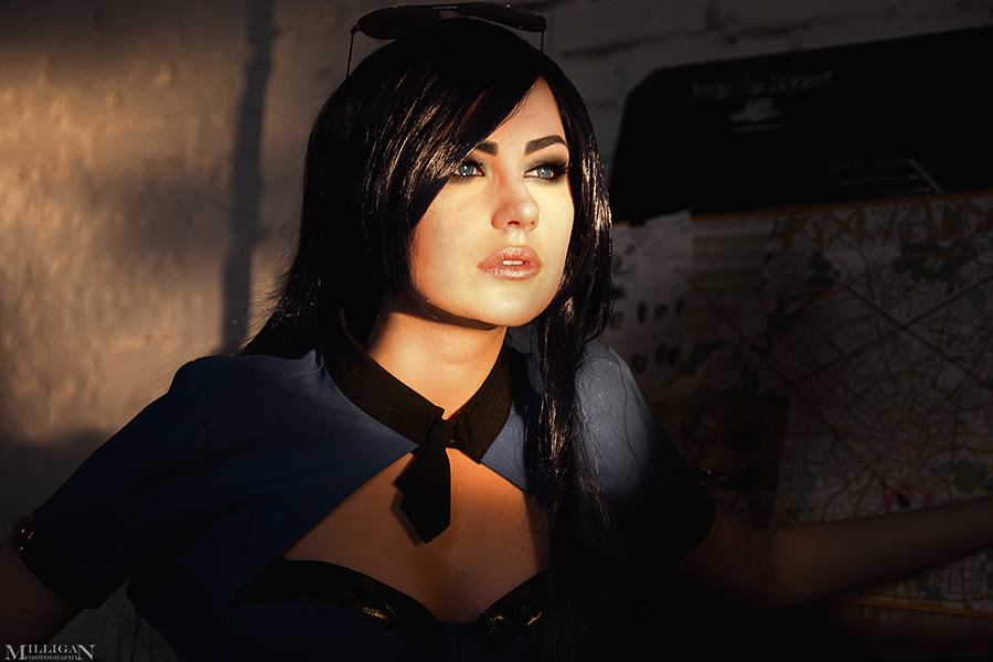 点击大图看下一张：皮城女警英雄联盟cosplay图集