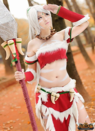 台湾美女雪地灵兔奈德丽完美cosplay图片