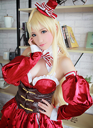 清纯动人美女cosplay裘可拉