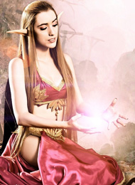 西班牙美女《魔兽争霸》高清cosplay图片