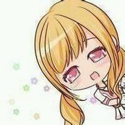 齐刘海Q版可爱卡通女生qq头像图片