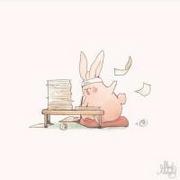 调皮可爱的卡通小兔子头像图片