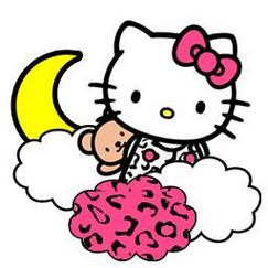 可爱动漫萌妹子kitty猫卡通头像图片