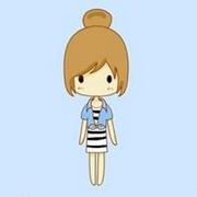 小鸟依人可爱卡通女生头像图片