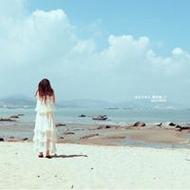 海边唯美的女生背影qq风景头像图片