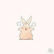 调皮可爱的卡通小兔子头像图片