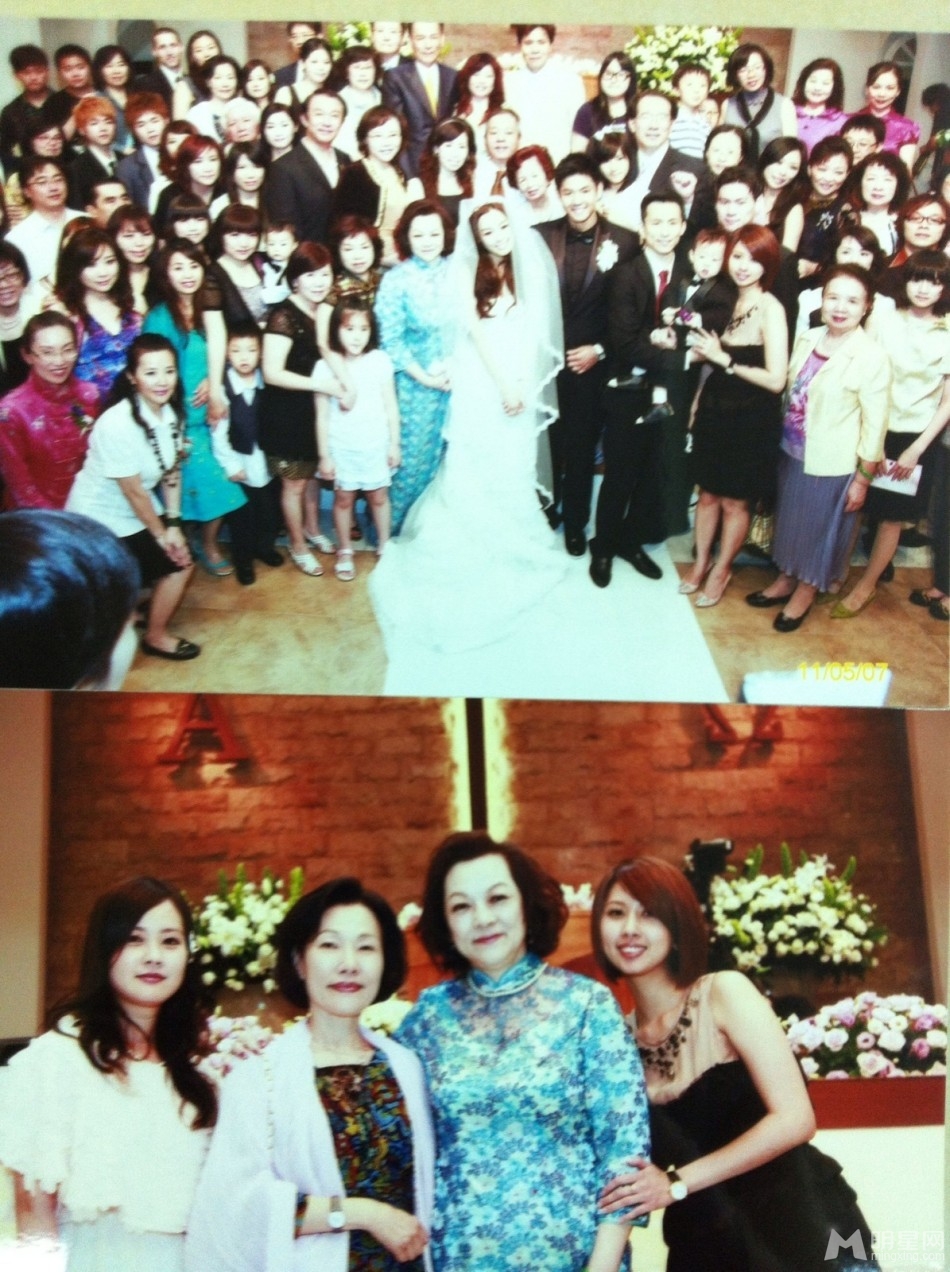 点击大图看下一张：范范黑人结婚两周年纪念日微博晒婚礼照片(7)