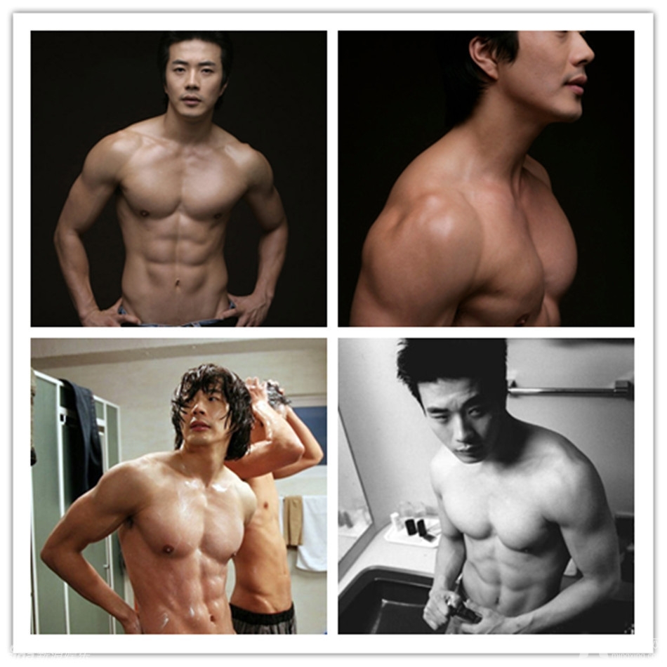 点击大图看下一张：韩国最新完美腹肌的男明星排行榜Top10(3)