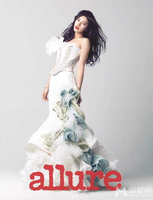 点击大图看下一张：Miss A时尚杂志allure唯美写真(2)