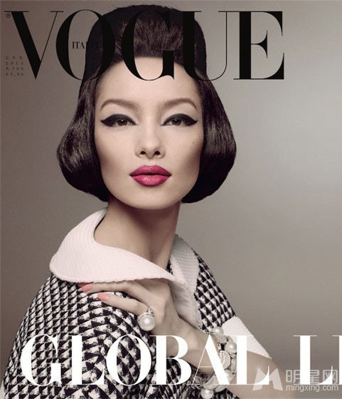 点击大图看下一张：孙菲菲Vogue封面尽显东方韵味(7)