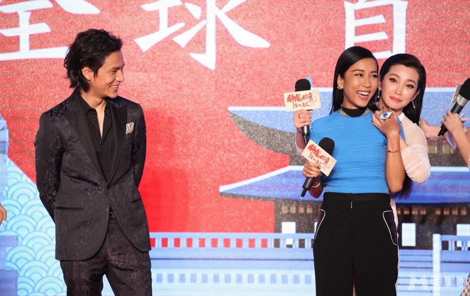 点击大图看下一张：钟馗伏魔首映礼 李冰冰强吻陈坤(15)