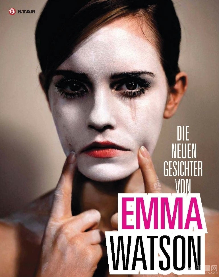 点击大图看下一张：艾玛·沃特森Glamour杂志写真 秀香肩露性感(4)