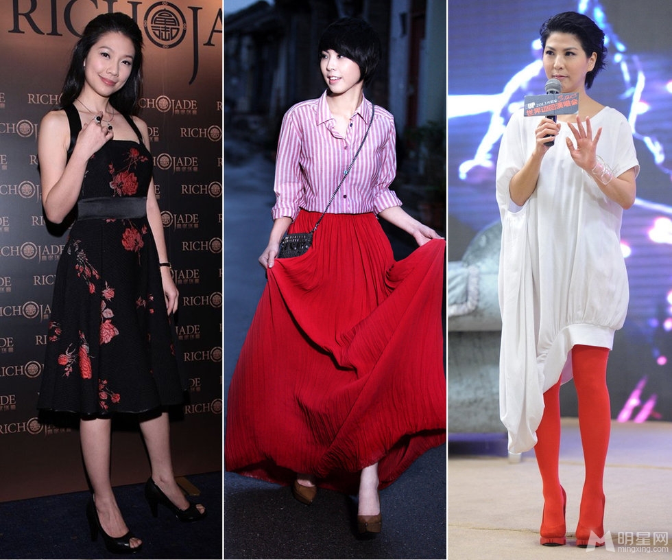 点击大图看下一张：盘点中国女星巴黎时装周造型 谁的品味最高端(6)