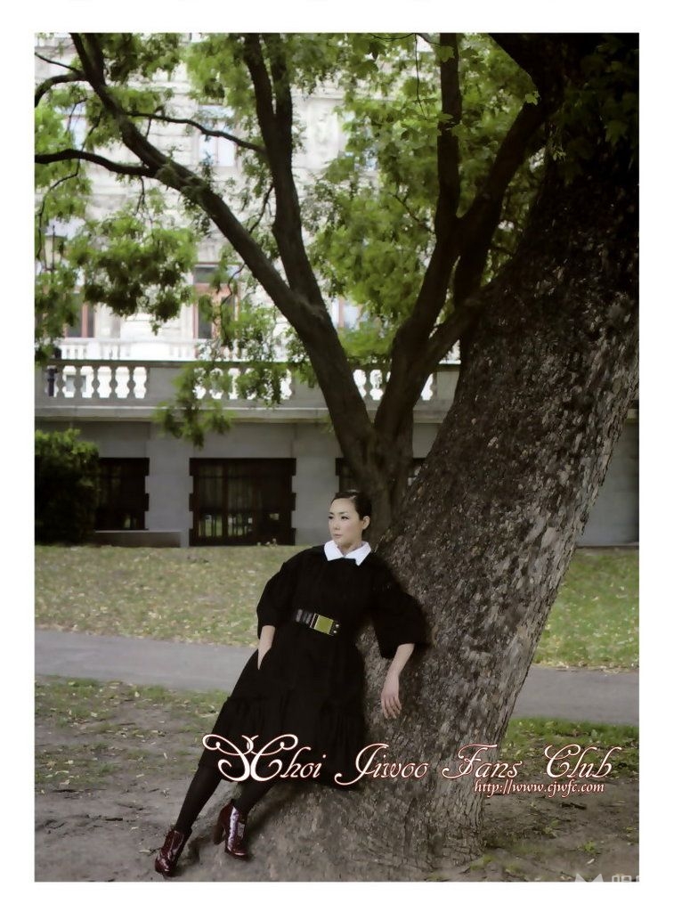 点击大图看下一张：崔智友巴黎风情浪漫杂志封面(8)