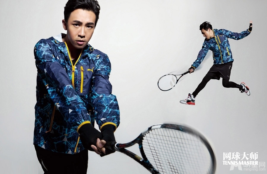 点击大图看下一张：俞灏明网球大使登封面 活力奔放展酷帅魅力(3)