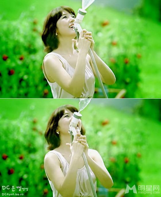 点击大图看下一张：尹恩惠果园俏皮甜美写真 娇俏可爱小女生(3)