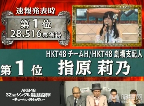 点击大图看下一张：日本AKB48选举引全民关注 现场照曝光(3)