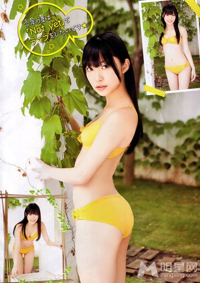 点击大图看下一张：HKT48成员指原莉乃杂志性感写真(3)