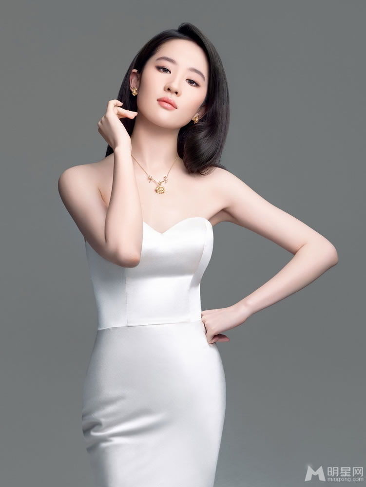 点击大图看下一张：刘亦菲奢华珠宝写真 透白肌肤衬华贵首饰(0)