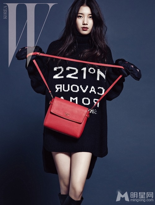 点击大图看下一张：裴秀智W Korea时尚品牌冬季宣传写真(4)