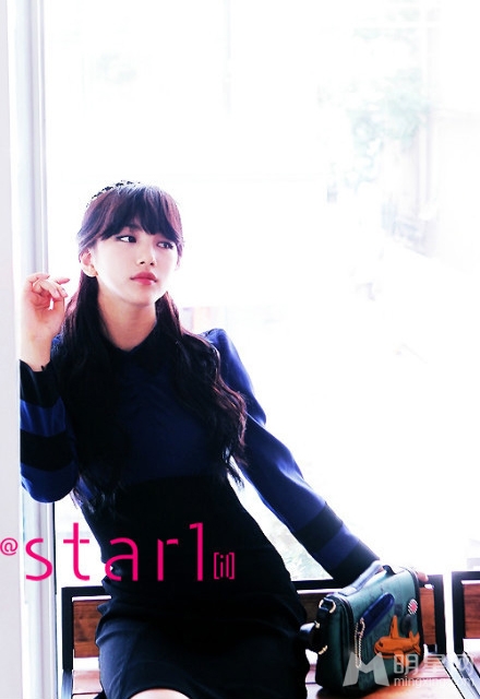 点击大图看下一张：miss A秀智STAR1杂志官方画报(5)