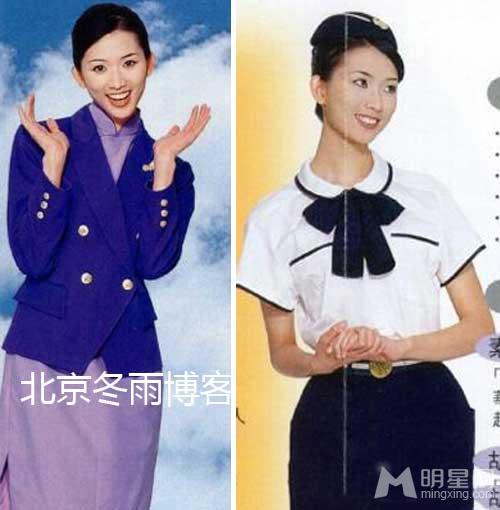 点击大图看下一张：第一名模林志玲19年前空姐照曝光 青涩惹人怜(2)