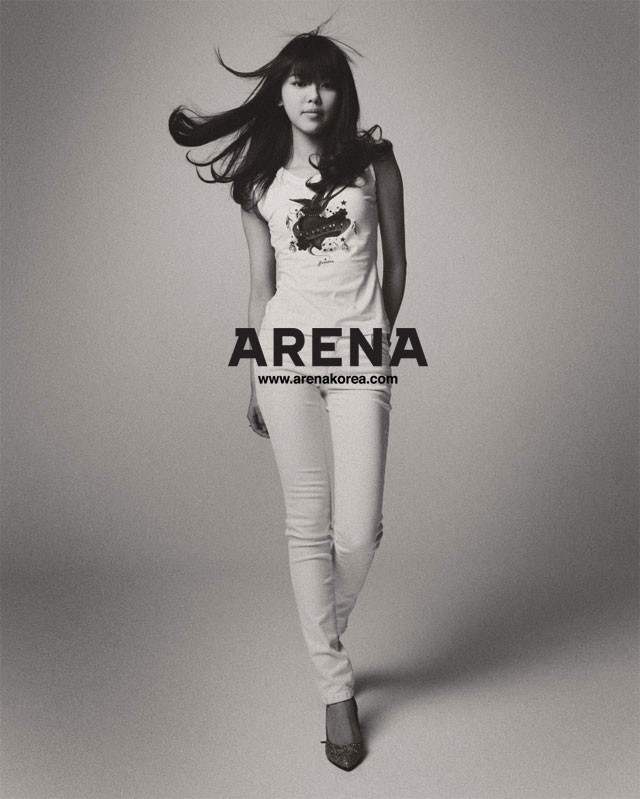 点击大图看下一张：少女时代时尚杂志ARENA摄影  青涩动人魅力爆发(5)