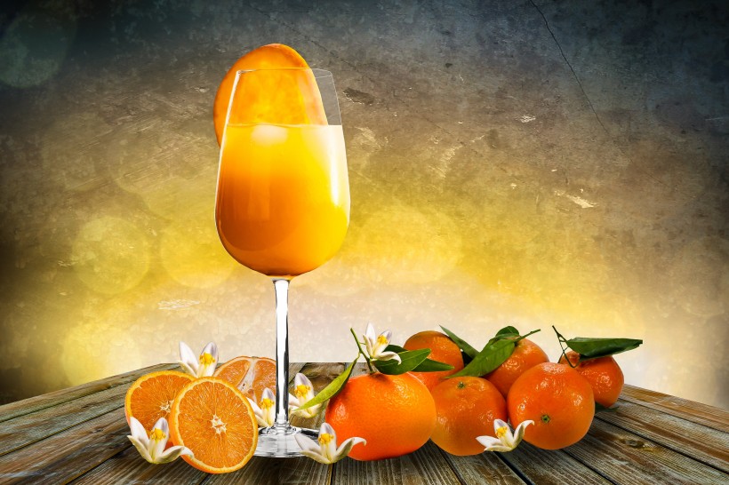 点击大图看下一张：香甜好喝的橙汁图片