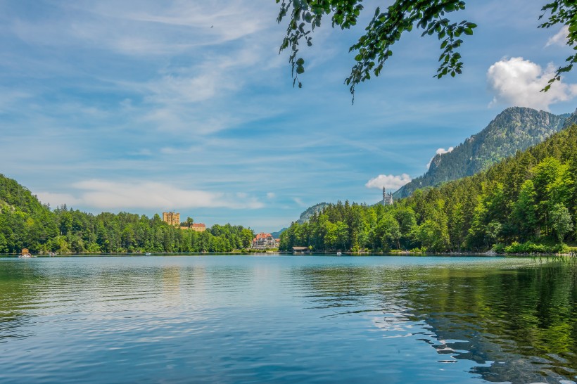 点击大图看下一张：德国国王湖自然风景图片