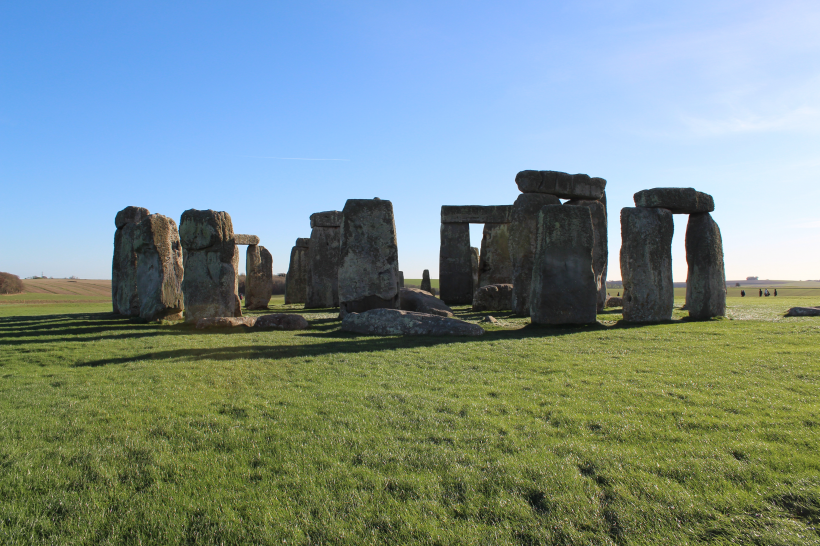 点击大图看下一张：英格兰巨石阵建筑风景图片